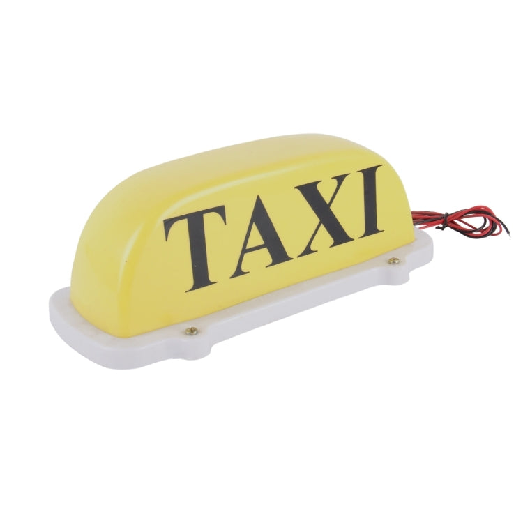 TAXI Bright Top Board Roof Sign Light Indicator Cab Lamp Yellow 12V, Wire Length: 90cm(Yellow Light)