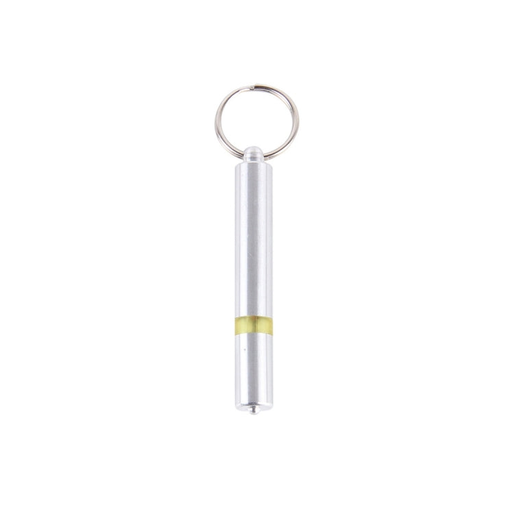 Car Anti-Static Key Ring Holder With Yellow Light Lamp