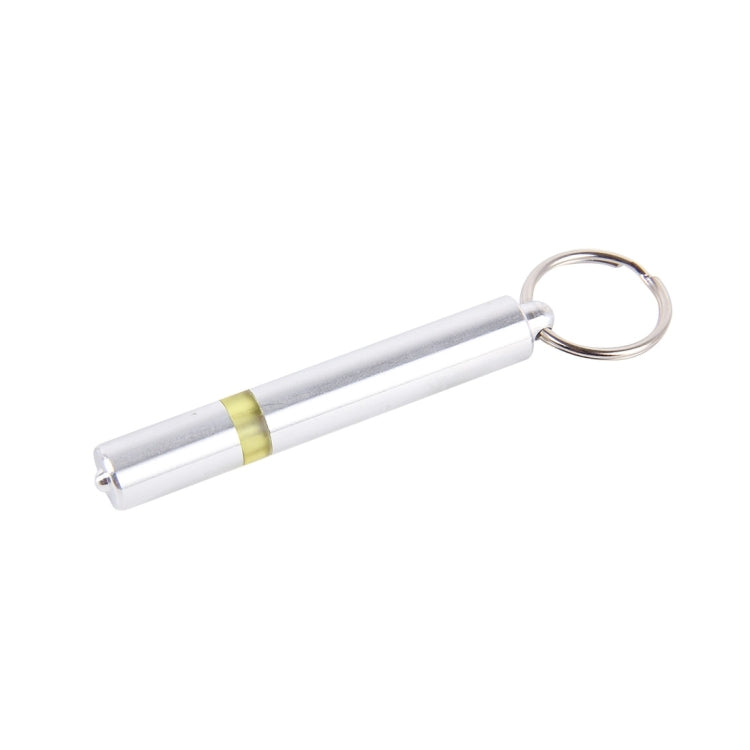 Car Anti-Static Key Ring Holder With Yellow Light Lamp
