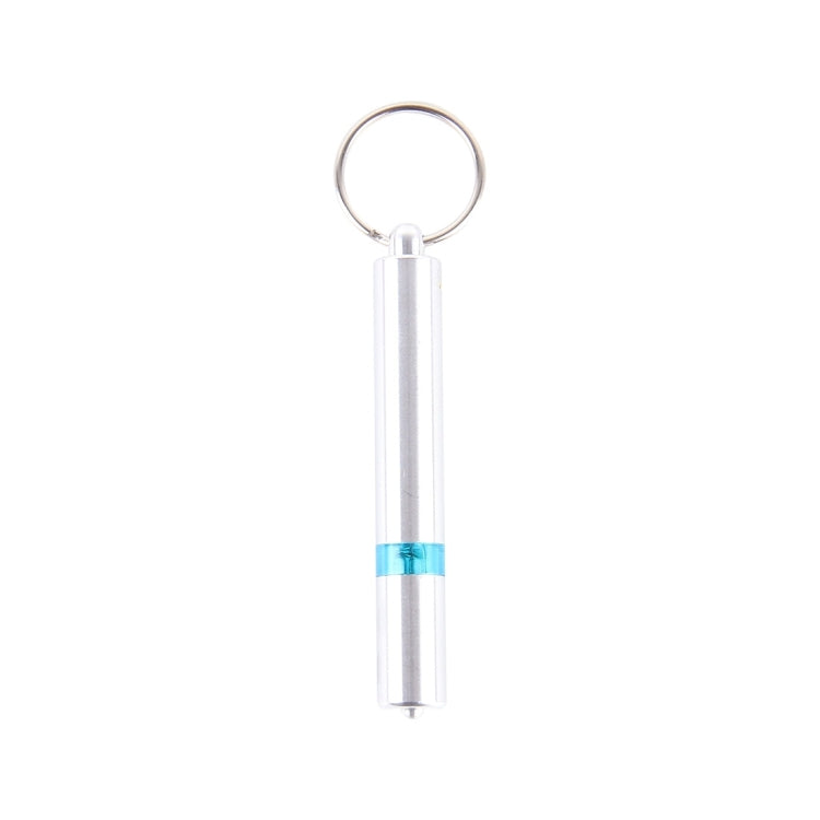 Car Anti-Static Key Ring Holder With Blue Light Lamp