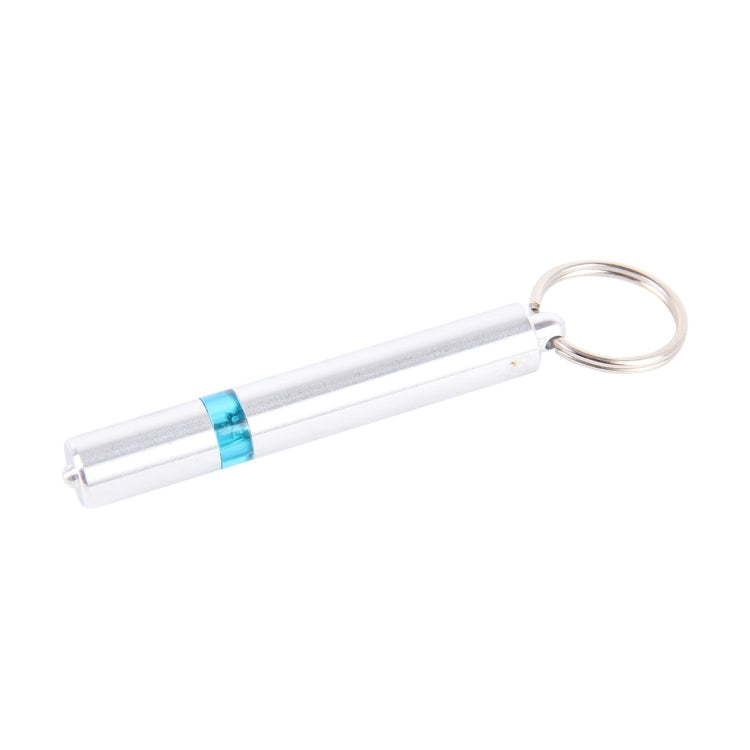 Car Anti-Static Key Ring Holder With Blue Light Lamp