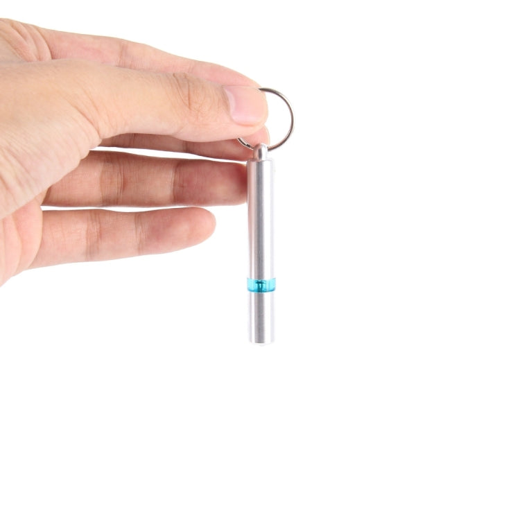 Car Anti-Static Key Ring Holder With Blue Light Lamp