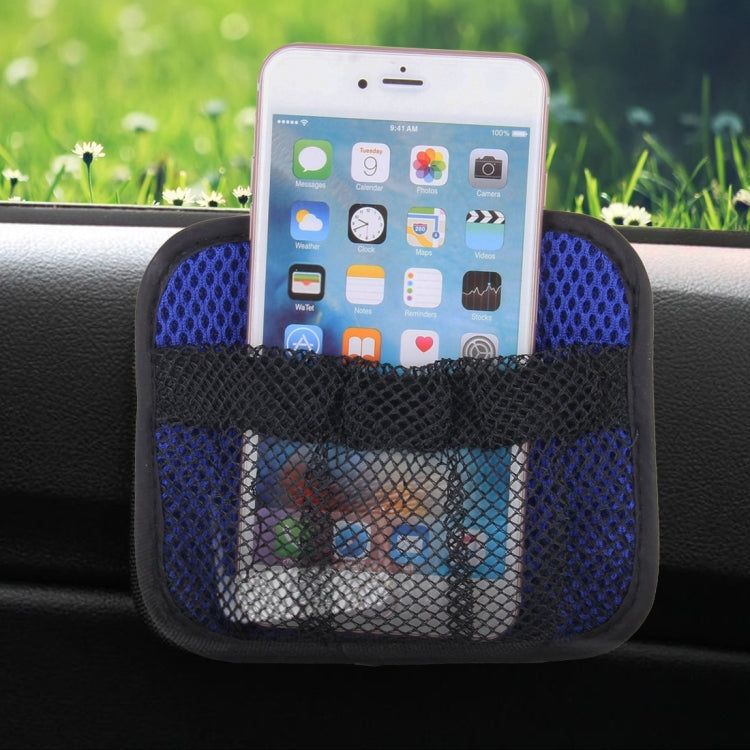 RUNDONG R-1031B Universal Car Trunk Elastic Storage Mesh Net Hammock Cargo Vehicle Organizer for Cell Phone Wallet