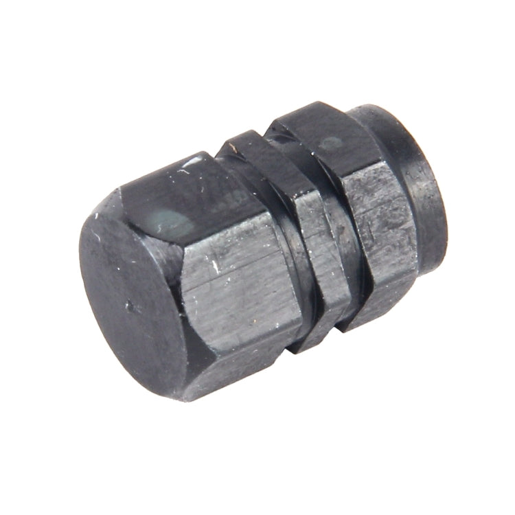 4PCS SA Metal Plated Hexagon Shape Universal Tire Valve Stem Cap