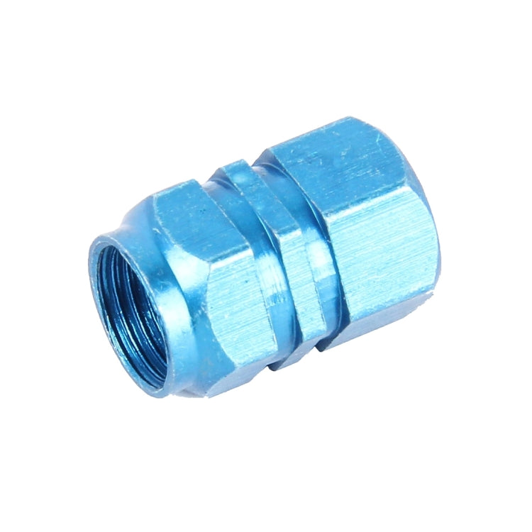 4PCS SA Metal Plated Hexagon Shape Universal Tire Valve Stem Cap