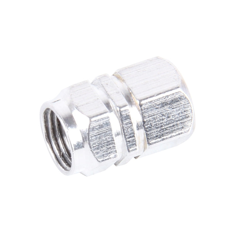 4PCS SA Metal Plated Hexagon Shape Universal Tire Valve Stem Cap