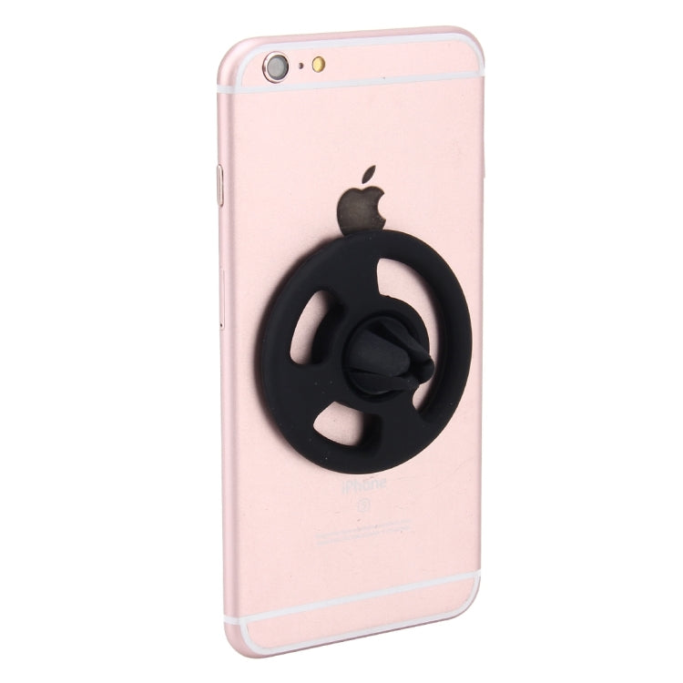 Steering Wheel Shape Car Phone Holder Mobile Phone Holder, For iPhone, Galaxy, Huawei, Xiaomi, Sony, LG, HTC, Google and other Smartphones