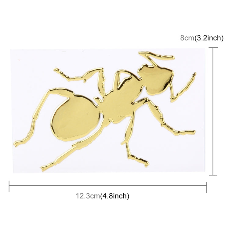 Ant Shape Car Plastic Decorative Sticker, Size: 12.3 x 8cm