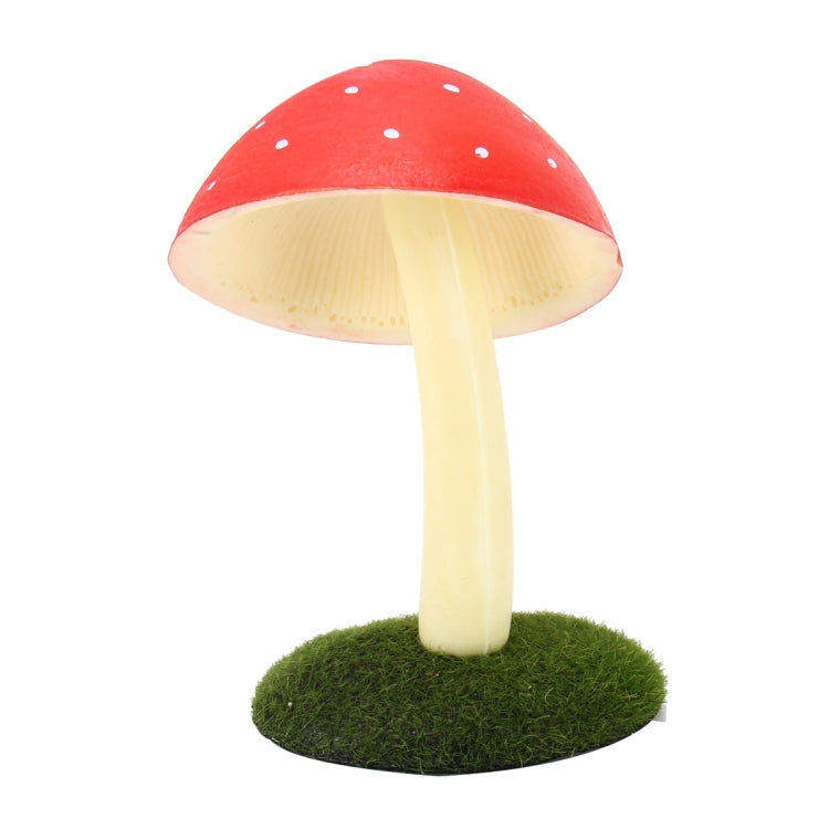 Mushroom Shape Car Plastic Decorative Sticker, Size: 11 x 15.5 x 9.5 cm