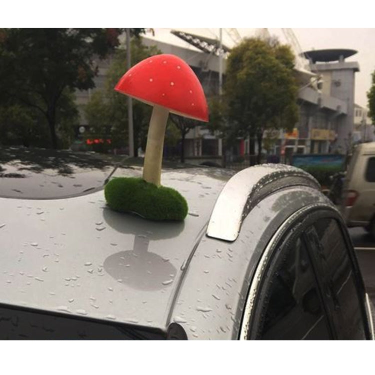 Mushroom Shape Car Plastic Decorative Sticker, Size: 11 x 15.5 x 9.5 cm