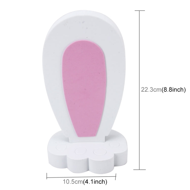 2 PCS Rabbit Ears Shape Car Plastic Decorative Sticker