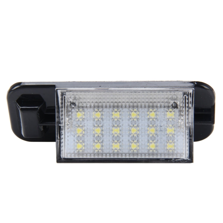 2 PCS License Plate Light with 18 SMD-3528 Lamps for BMW E36(1992-1998),2W 120LM,6000K, DC12V (White Light)