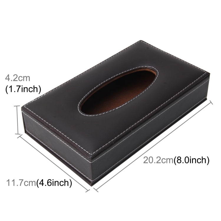 Universal Home Office Hotel Car Facial Tissue Box Case Holder Tissue Box Fashion and Simple Paper Napkin Bag (Not Include Napkin)