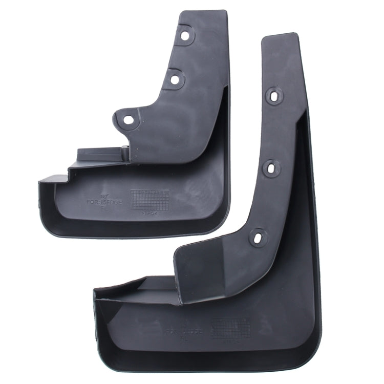 4 PCS Car Auto Semi-Rigid PVC Splash Flaps Mudguards Fender Guard for Ford 2015 Version Edge