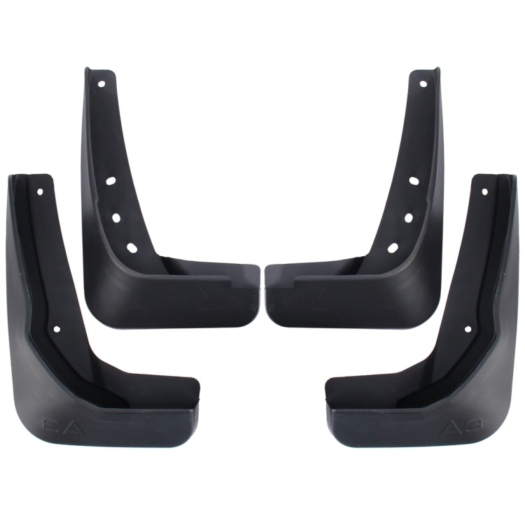 4 PCS Car Auto Semi-Rigid PVC Splash Flaps Mudguards Fender Guard for Audi A3 Sedan