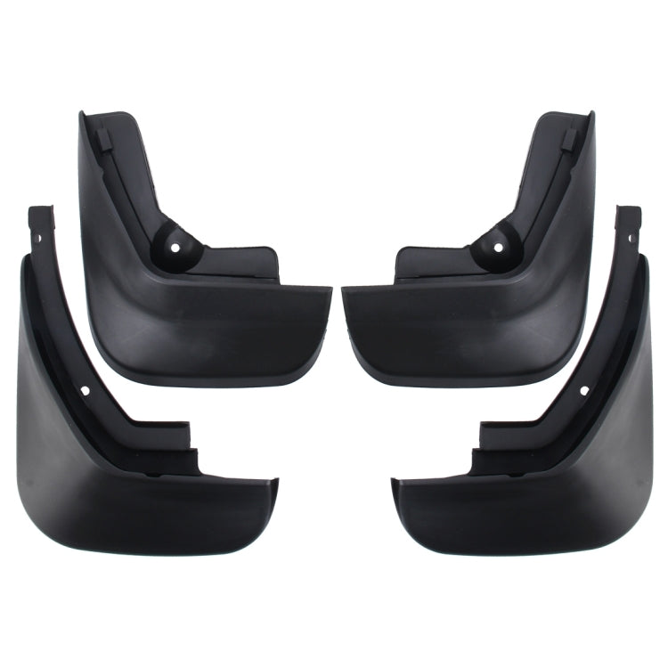 4 PCS Car Auto Semi-Rigid PVC Splash Flaps Mudguards Fender Guard for Audi A6L(No Include 2016 Version)