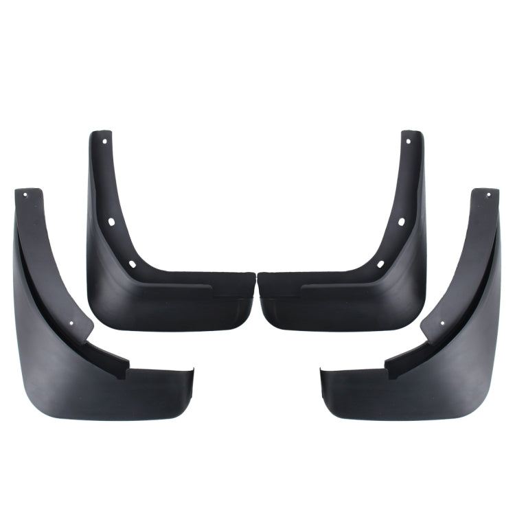 4 PCS Car Auto Semi-Rigid PVC Splash Flaps Mudguards Fender Guard for Audi A4L 2009