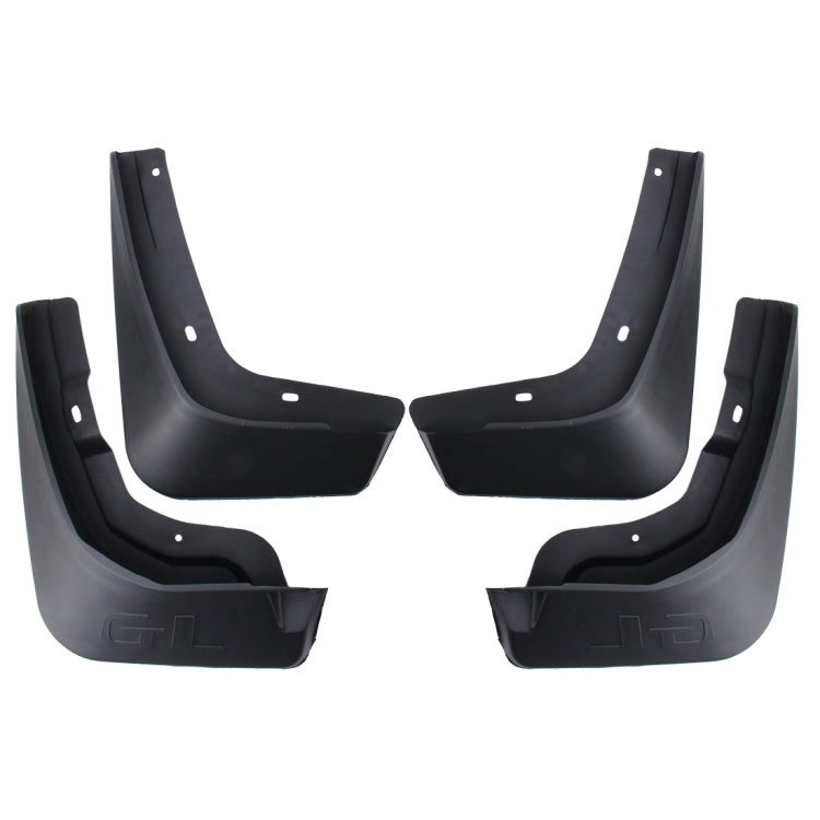 4 PCS Car Auto Semi-Rigid PVC Splash Flaps Mudguards Fender Guard for Geely Emgrand GL