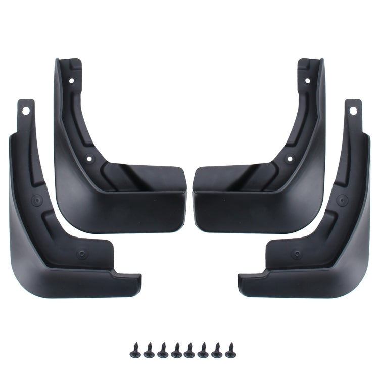 4 PCS Car Auto Semi-Rigid PVC Splash Flaps Mudguards Fender Guard for Soueast DX3