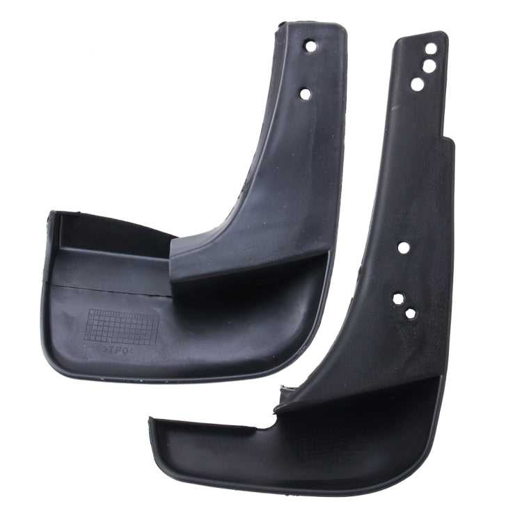 4 PCS Car Auto Semi-Rigid PVC Splash Flaps Mudguards Fender Guard for Toyota Corolla / BYD G3 / BYD F3