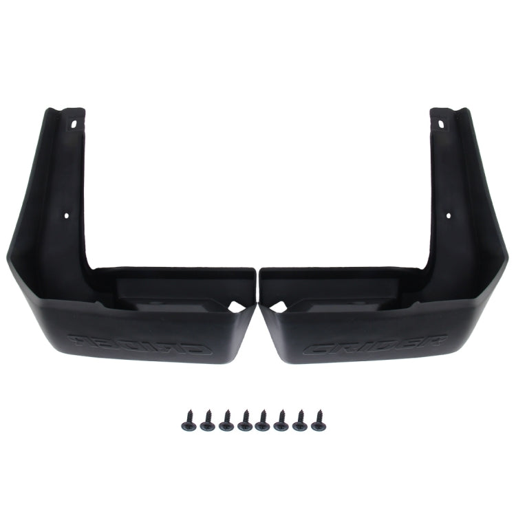 2 PCS Car Auto Semi-Rigid PVC Splash Flaps Mudguards Fender Guard for Honda Crider