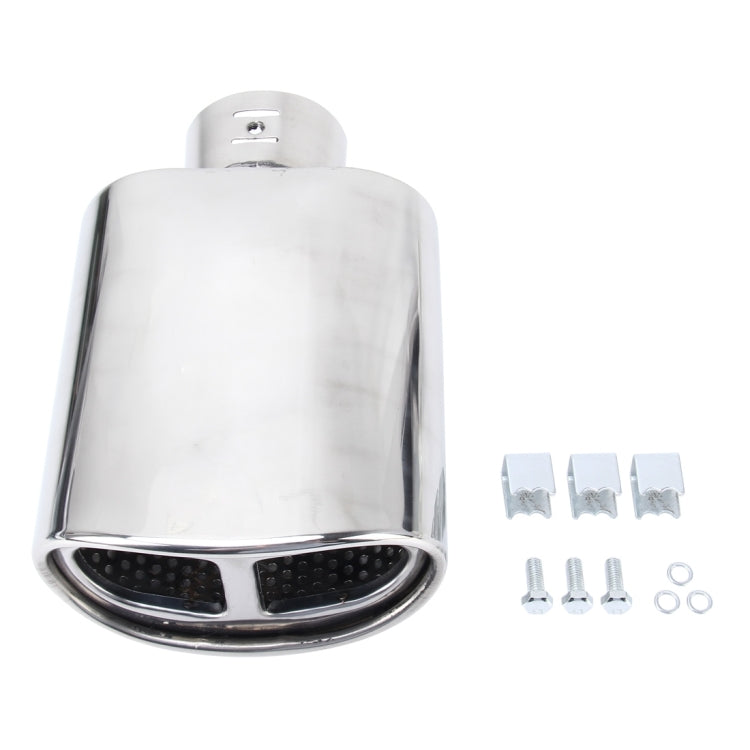 6047 Car Automobile Exhaust Pipe Muffler Modification Stainless Steel Tail Pipes (Inner Diameter 65×60mm)