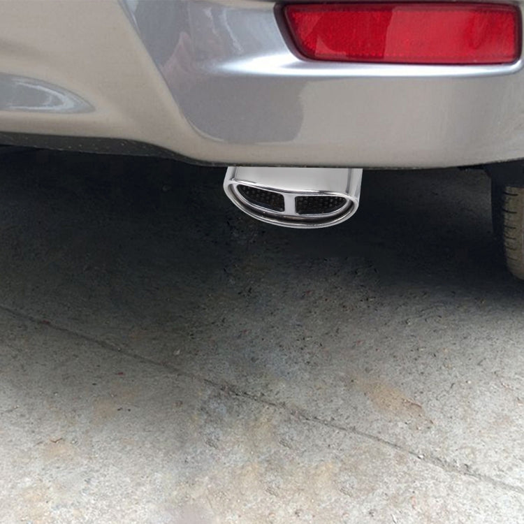 6047 Car Automobile Exhaust Pipe Muffler Modification Stainless Steel Tail Pipes (Inner Diameter 65×60mm)