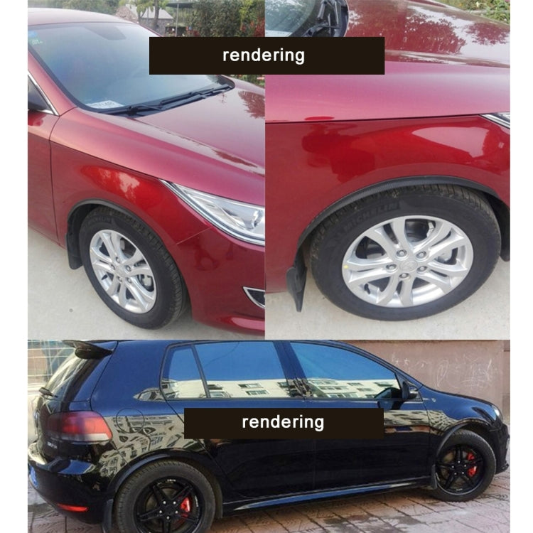2 PCS Car Auto Rubber Fender Guard Protection Strip Scratch Protector Sticker, Size: 34*2cm