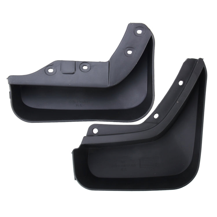 4 PCS Car Auto Semi-Rigid PVC Splash Flaps Mudguards Fender Guard for Audi Q3 2016 Version