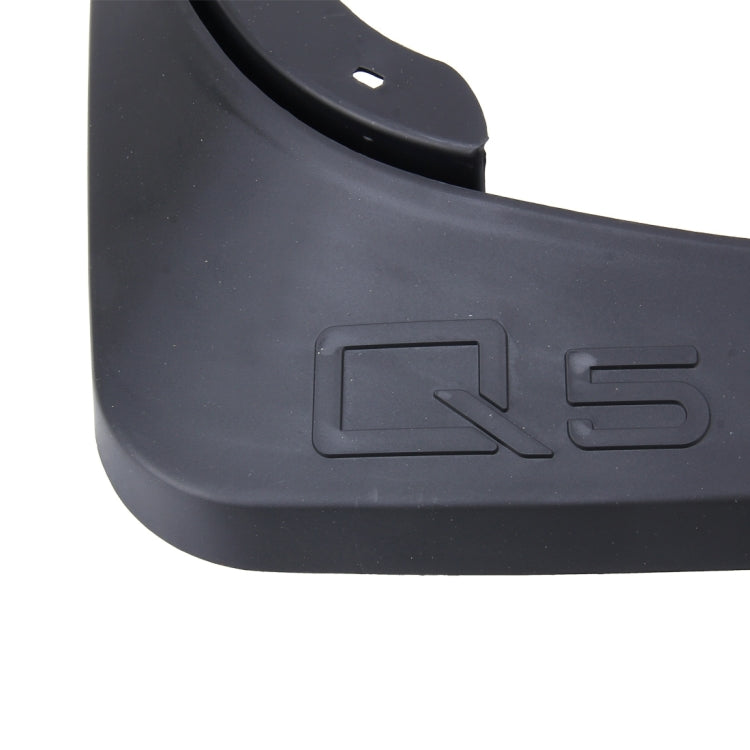 4 PCS Car Auto Semi-Rigid PVC Splash Flaps Mudguards Fender Guard for Audi Q5