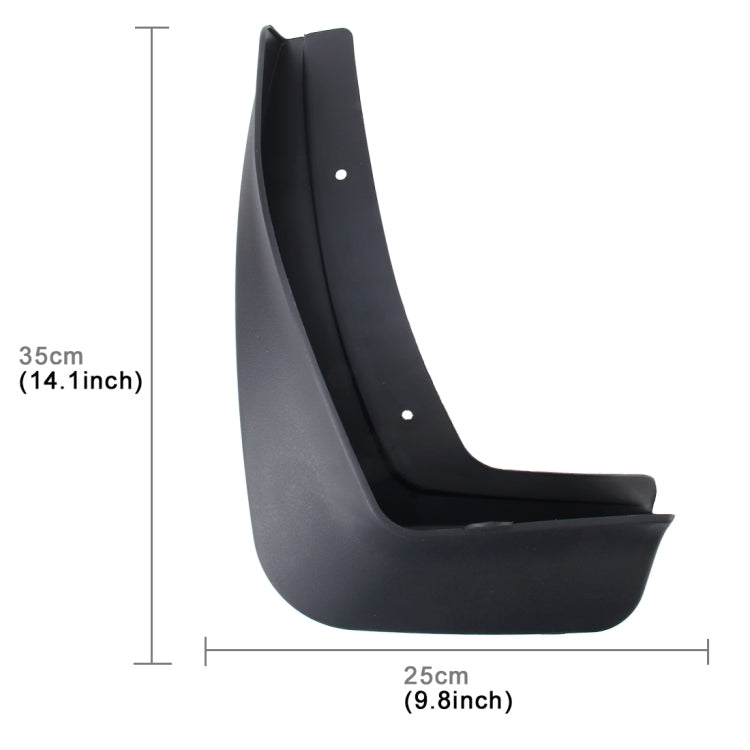 4 PCS Car Auto Semi-Rigid PVC Splash Flaps Mudguards Fender Guard for BMW 2 Series