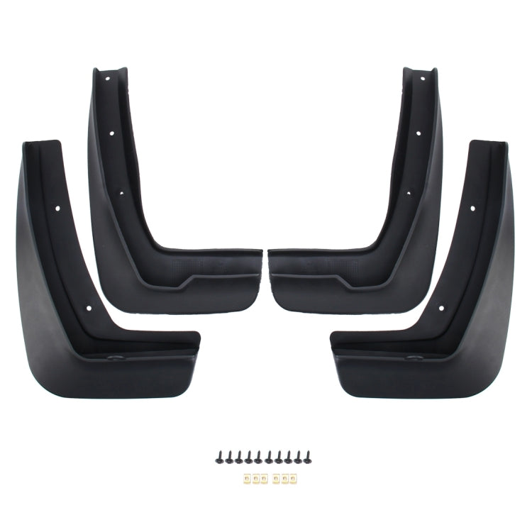 4 PCS Car Auto Semi-Rigid PVC Splash Flaps Mudguards Fender Guard for BMW 2 Series