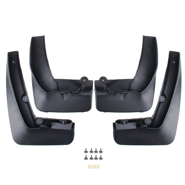 4 PCS Car Auto Semi-Rigid PVC Splash Flaps Mudguards Fender Guard for BMW X1