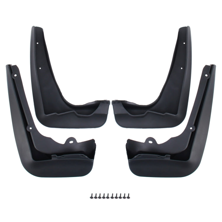 4 PCS Car Auto Semi-Rigid PVC Splash Flaps Mudguards Fender Guard for BMW 3 Series