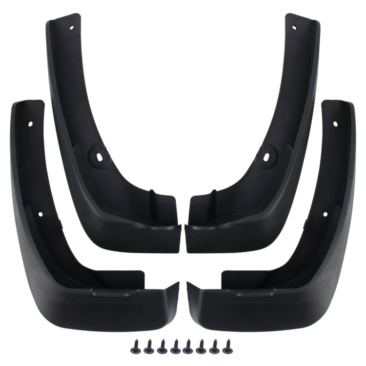 4 PCS Car Auto Semi-Rigid PVC Splash Flaps Mudguards Fender Guard for Toyota 2008 Version Vios