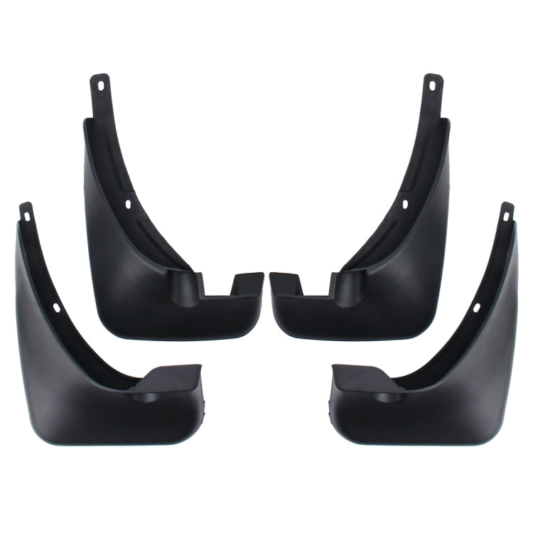 4 PCS Car Auto Semi-Rigid PVC Splash Flaps Mudguards Fender Guard for Toyota RAV4-2.0 2009 Version