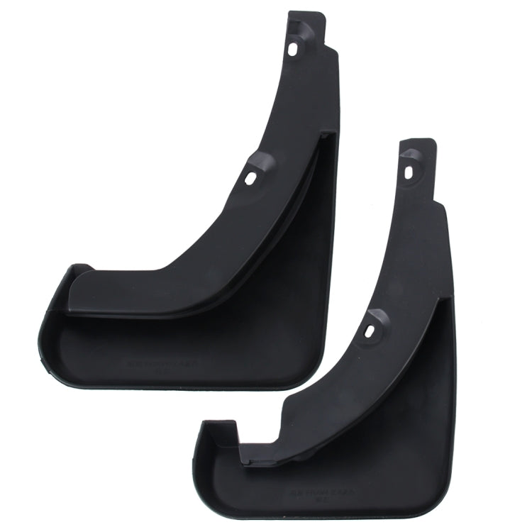 4 PCS Car Auto Semi-Rigid PVC Splash Flaps Mudguards Fender Guard for Toyota RAV4-2.4 2009 Version