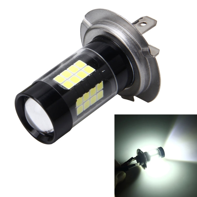 H7 7W 420LM 6000K Car Fog Lights with 42 SMD-3528 LED Lamps, DC 12V(White Light)