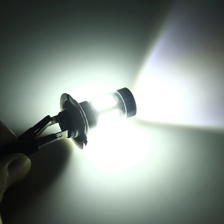 H7 7W 420LM 6000K Car Fog Lights with 42 SMD-3528 LED Lamps, DC 12V(White Light)