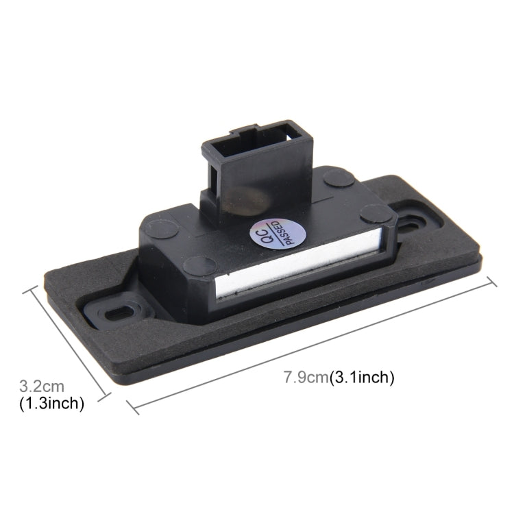 2 PCS License Plate Light with 18 SMD-3528 Lamps for Volkswagen Touareg 2003-2010 ,Prosche Cayenne 2002-2010,2W 120LM, DC12V (White Light)