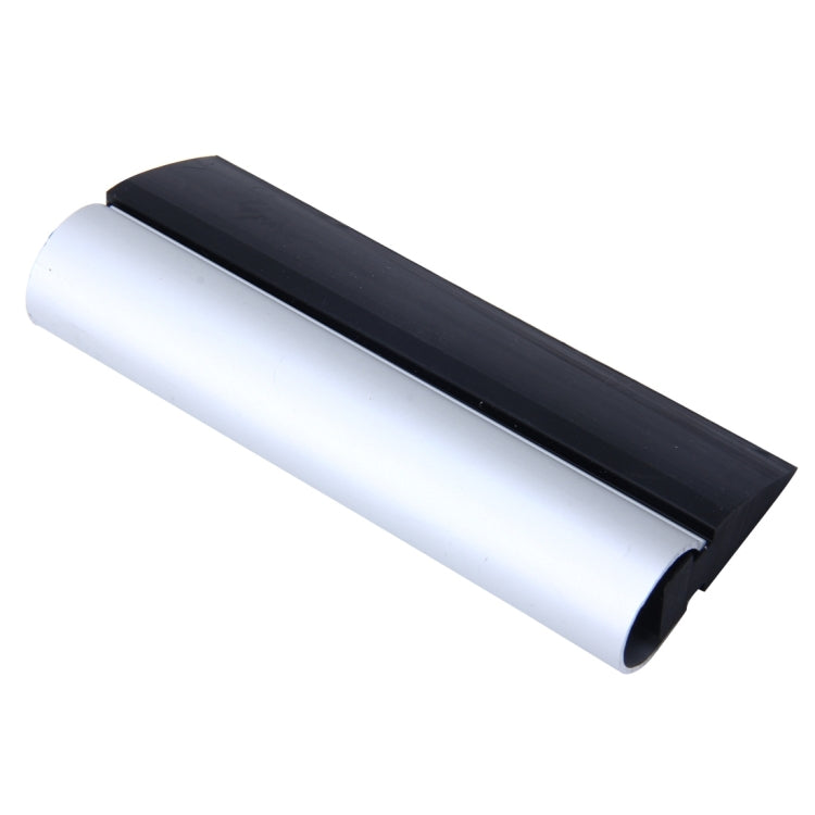 Car Auto Body Surface Window Wrapping Film Black Rubber Scraper Sticker Tool Black with Silver Metal Handle