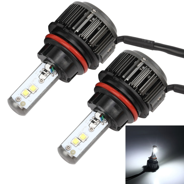 2 PCS K7 9007 30W 3600 LM 6000K Waterproof IP68 Car Headlight with 2 CREE Lamps, DC 9-36V(White Light)