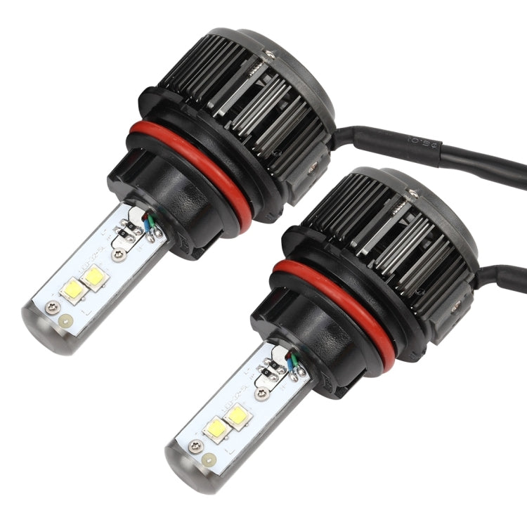 2 PCS K7 9007 30W 3600 LM 6000K Waterproof IP68 Car Headlight with 2 CREE Lamps, DC 9-36V(White Light)