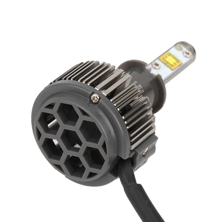 2 PCS K7 H3 30W 3600 LM 6000K Waterproof IP68 Car Headlight with 2 CREE Lamps, DC 9-36V(White Light)