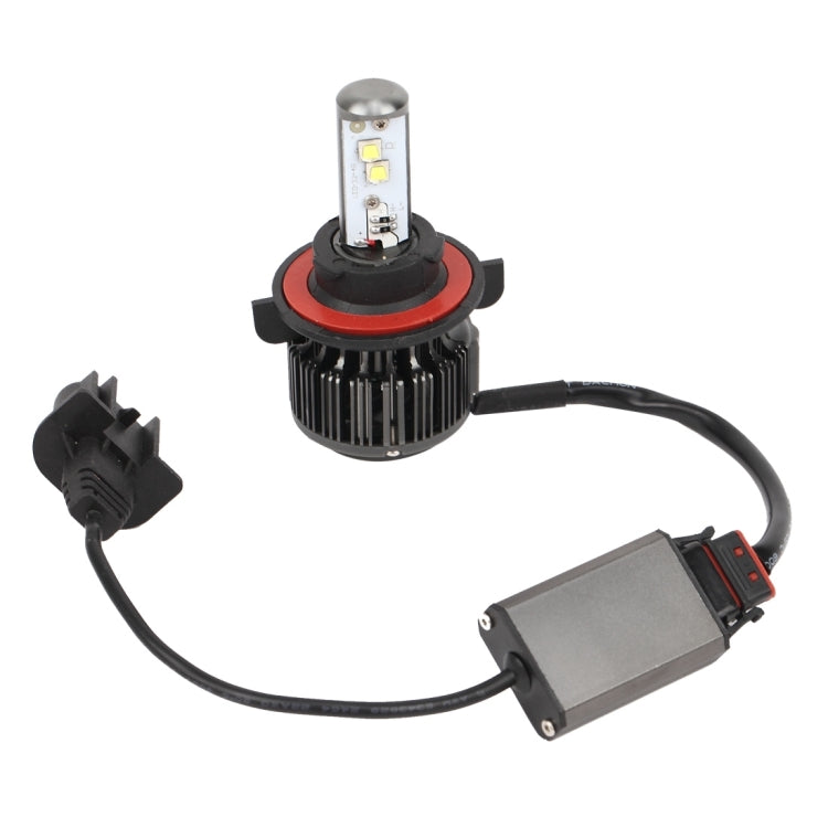 2 PCS K7 H13 30W 3600 LM 6000K Waterproof IP68 Car Headlight with 2 CREE Lamps, DC 9-36V(White Light)