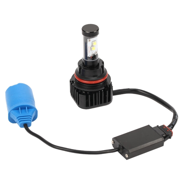 2 PCS K8 9004 40W 4000 LM 6000K Car Headlight with 4 CREE Lamps, DC 9-36V(White Light)