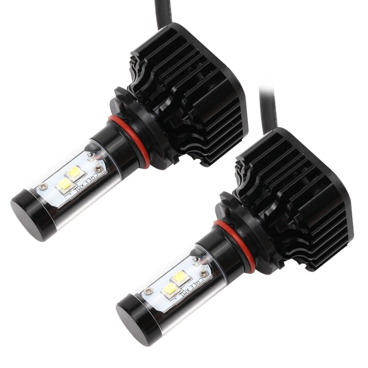 2 PCS K8 9005 40W 4000 LM 6000K Car Headlight with 4 CREE Lamps, DC 9-36V(White Light)