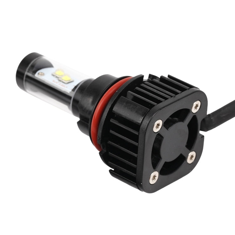 2 PCS K8 9007 40W 4000 LM 6000K Car Headlight with 4 CREE Lamps, DC 9-36V(White Light)