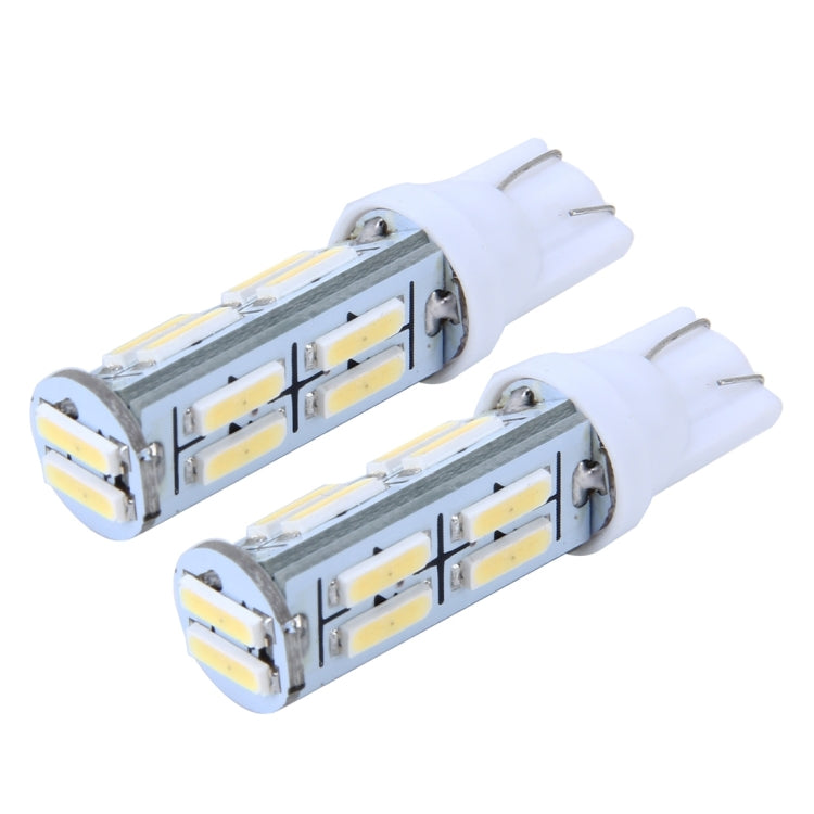 2 PCS T10 2W 150 LM 7000K Car Clearance Light with 14 SMD-7014 Lamps, DC 12V (Cool White)
