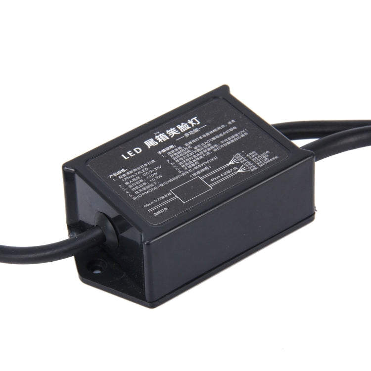 1.2m Car Auto Waterproof Universal Rear Colorful Flowing Light Tail Box Lights Red Light Brake Light Yellow Light Turn Signal Light LED Lamp Strip Tail Decoration, DC 9-30V